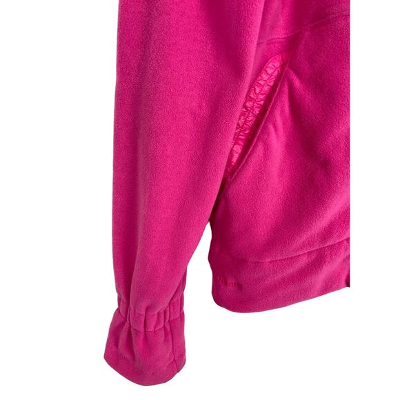 Nike ACG Jacket Pink Fleece Full Zip Sweater Pockets Warm Layer Hot Pink Small - Picture 5 of 14